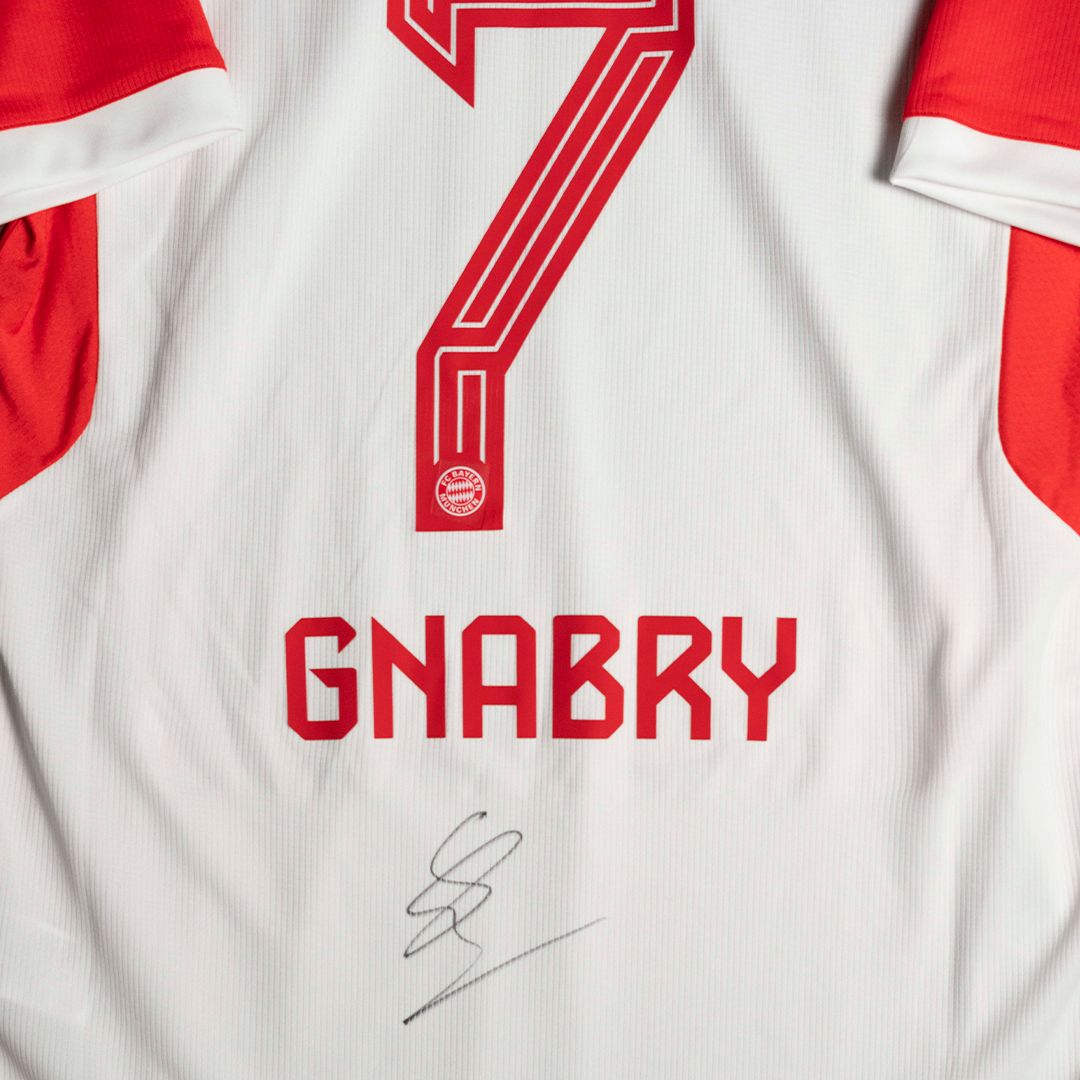 Jersey Firmado Serge Gnabry- Bayern Múnich
